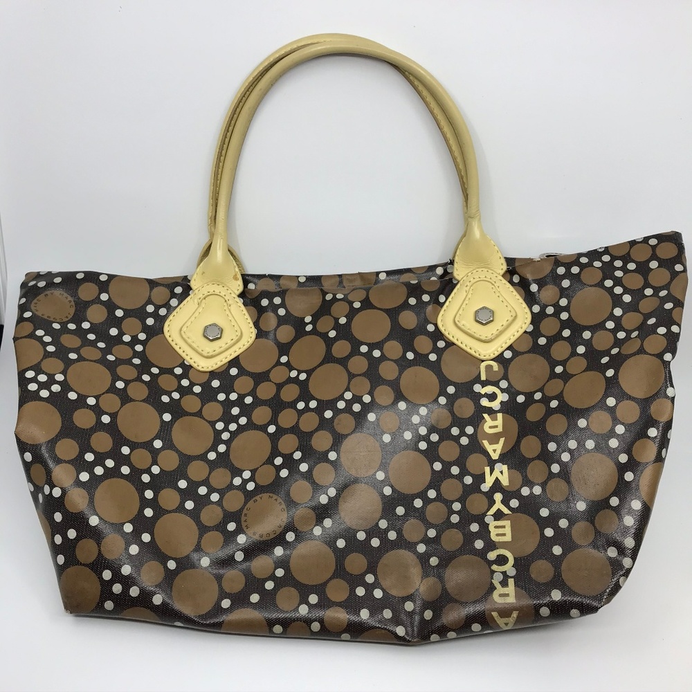 MARC JACOBS Pre-loved Unique Spotted Tote/Shoulder - Picture 2 of 8